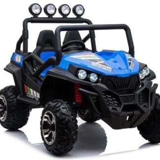VENTA Buggy RSX2 Azul 12v, 4x45W coche eléctrico infantil, ruedas de goma, 4WD, - INDA593-RA-LE4605